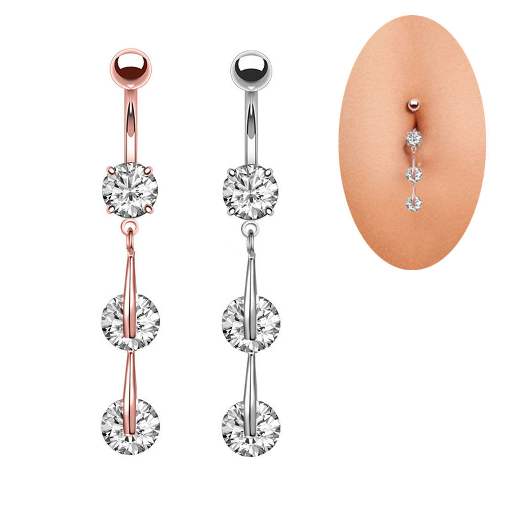 fashion geometric metal plating belly ring By Trendy Jewels